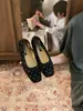 []Sapatilhas planas de bolinhas com laço, nova coleção 2026, estilo suave e etéreo, sapatos de sola macia, calçado para noite de outono
