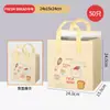 Bolsa Térmica Desechable Papel de Aluminio Para Llevar Comercial Horneado Postre Pastel Tiramisú Tela No Tejida Bolsa de Mano