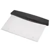 Cortador de Harina de Acero Inoxidable Más Vendido por el Fabricante con Rasqueta Medidora, Cortador de Rollos de Arroz para Salchicha, Rasqueta de Harina para Pastel Semicircular, Cortador Ondulado