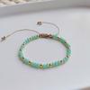 Pulsera de Cerámica Suave Verde Apilada Multicapa con Cadena de Nariz de Cerdo, Mismo Estilo que las Celebridades de Internet, para Mujer, Transfronteriza en Europa y América