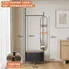 Perchero de pie para uso doméstico, Perchero extra grueso móvil, Perchero vertical con diseño deslizante y engrosado