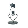 Venda direta da fábrica da série de folhas de ginkgo castiçal de metal ornamentos nórdicos de luxo quarto decoração de casamento transfronteiriço Amazon