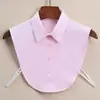 Camisa Blanca Cuello Falso, Cuello Falso Versátil Unisex, Cuadrado Decorativo de Algodón Poliéster, Cuello Redondo Falso, Transfronterizo