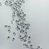 Gema Facetada Rectangular de Zircón Corte Princesa Material Tailandés Zircón 7A Circonita Cúbica Piedra Suelta Lupa Inspección de Calidad