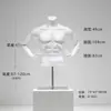 Tienda de Ropa para Hombre, Accesorios de Maniquí Deportivo de Medio Cuerpo, Soporte de Maniquí Masculino, Maniquí de Cuerpo Completo para Tienda de Ropa, Soporte de Exhibición para Lencería