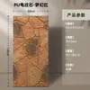 Pared de Fondo de Imitación de Piedra PU Hecha en Fábrica Personalizada, Piedra con Patrón de Tortuga, Piedra Cultural, Pared de Fondo de Pared Exterior e Interior, Paneles de Pared de Revestimiento de Piedra