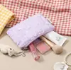Monedero pequeño estilo coreano Ins con sentido fresco pequeño, bolsa de almacenamiento, gasa, portátil, cuidado de la piel, dulce, lindo, bolsa de cosméticos