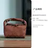 Bolsa de Viaje para Té al Aire Libre con Brocado de Artesanía Premium, Bolsa para Accesorios de Té, Cubierta Portátil para Taza, Taza, Tetera, Caja de Almacenamiento
