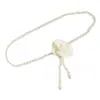 Colección de Cadenas para la Cintura, Joyería de Moda Transfronteriza Europea y Americana, Cadena para la Cintura de Perlas Artificiales para Mujer, Cadena Corporal Decorativa Ajustable de Alta Gama al por Mayor