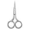 Tijeras de belleza de acero inoxidable al por mayor de fábrica, tijeras para vello nasal, tijeras para vello nasal y ceja.