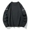 Nuevo suéter casual para hombre de otoño 2023, ligero, maduro, sin planchar, jersey de manga larga, popular entre los jóvenes, suéter con cuello