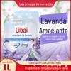 Amaciante Liby Fragrância Lavanda Doméstico 1L*1 Saco Esterilização, Remoção de Eletricidade Estática, Fragrância Duradoura Amaciante de Roupa