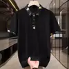 2026 Nuevo Estilo de Verano para Hombre, Camisa Polo con Cuello, Lujo Ligero, a la Moda, Corte Entallado, Versátil para Negocios, Camiseta Atractiva de Manga Corta