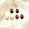 Pendientes de Resina Graduada Vintage Aguja Plateada Otoño e Invierno Pendientes de Lujo Ligero de Alta Gama para Mujer Tachuelas Melard Conservación del Color Dorado Real