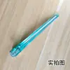 Grampos de Cabelo para Uso em Barbearia, Grampos Bico de Pato Profissionais para Cabeleireiro, Grampos Longos de Cristal Retos para Franja