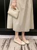 Zapatos Planos de Ballet para Mujer Estilo Mamá Uva Lazo Francés Aumentadores de Altura, Mocasines de Verano para Exteriores con Punta Cerrada