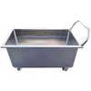 Fregadero de Acero Inoxidable, Cubeta Móvil para Trapeador y Paño de Limpieza, Piscina de Almacenamiento de Agua 304 para Remojo y Descongelación