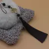 Abanico Xiangfei de 12 cm con Borla Verde, Abanico de Borla de Mariposa con Borlas Colgantes, Accesorio de Ropa Han de Estilo Antiguo, Sobre de Cheongsam de Estilo Étnico