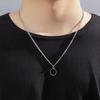 Collar de Moda Simple y Tendencia para Hombre Personalizado por el Fabricante, Nuevo Producto Transfronterizo de Verano, Collar Pequeño Fresco, Estilo Frío, Personalizado