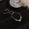 Pulseira Ajustável Full Diamond Zircônia Estilo Coreano 2025 Novo Design de Nicho Joia de Mão Versátil Joias Simples Exquisite