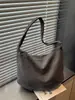 Bolso de hombro cruzado de moda, estilo casual simple y artístico, bolsa de lona a cuadros de gran capacidad popular este año