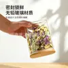 Contenedores de almacenamiento de cocina personalizados con tapas de bambú, frascos herméticos para almacenamiento de alimentos para granos y cereales, recipientes a prueba de humedad para almacenamiento de alimentos