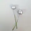 Bayas Rojas Navideñas Tallo Único Fruta Artificial de Espuma Bayas Rojas Brillantes Suministros Navideños Accesorios Materiales para Manualidades Guirnaldas