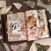 Paquete de Pegatinas Yanji Serie Detalles Faltantes Borde Láser Retro Pegatinas Decorativas DIY 15 Hojas en 6 Diseños