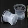 Molde de Silicona Redondo para Bolas de Hielo de Whisky de Agujero Único Fabricante de Bolas de Hielo Caja de Hielo Cubo de Hielo Congelado Esférico Bandeja de Hielo