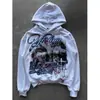 Sudaderas con capucha, sudaderas, chaquetas estampadas al por mayor de comercio exterior transfronterizo europeo y americano, nuevos atuendos de moda de invierno Y2K