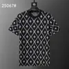 Camiseta de manga curta de alta qualidade, transfronteiriça, corretamente etiquetada, nova, da moda, para o verão, solta, jacquard, comércio exterior europeu e americano