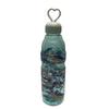 Taza botella de refresco cuadrada asa en forma de corazón impresión taza portátil pajita regalo publicitario taza al por mayor RS-201288