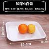 Bandeja de plástico rectangular de melamina similar a la porcelana, al por mayor, para hotel, taza de té, pan, fruta, vajilla para jardín de infantes