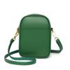 Bolsa Feminina de Couro Genuíno Personalizada Primeira Camada Couro de Vaca Bolsa para Celular 2024 Nova Moda Tendência Simples Tiracolo Pequena