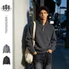 CHAQUETA casual estilo retro americano FEE THE END con cuello alto, sudadera holgada para hombre, adecuada para primavera y otoño, WY382