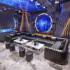Juego de Sofá y Mesa de Café de Lujo Ligero para Club de Negocios KTV, Salón de Baile Karaoke, Bar, Lounge, Sala Privada, Cabina en Forma de U