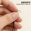 Acessórios para Joias DIY Cordão Preto Liso com Fecho Lagosta 302 Pingente de Boneca Cordão para Celular Materiais Artesanais