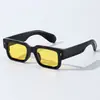 Gafas de Sol Cuadradas Transfronterizas, Gafas de Sol de Moda Tendencia para Transmisiones en Vivo de Tiktok Personalizadas, Gafas para Conducir al por Mayor y Dropshipping