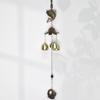 Campana de viento retro de aleación con mariposa y piscis, ideal para el hogar, tiendas y como adorno colgante. Regalos al por mayor.
