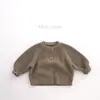 Textura de hilo grueso ~ Suéter para bebé de algodón puro, chaqueta de punto para niños y niñas, suéter de hilo grueso para otoño e invierno