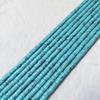 Variedad Transfronteriza de emperadores turquesa africano 2*4mm espaciador cuenta redonda lisa pulsera de mano diy accesorios para collar venta al por mayor