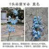 Novo Produto Transfronteiriço: Lírio Artificial Multi-Cabeça com 9 Cabeças, Adequado para Decoração de Corredor de Casamento, Decoração de Casa e Adereços de Fotografia, Flores Artificiais para Atacado