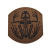 Suministro Transfronterizo para Clientes Marítimos Rana Calavera Luminosa Velcro Ventilador Militar Exterior Velcro Brazalete Rana Calavera Pegatina Reflectante para Bolsa