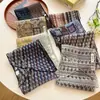 Nuevo Pañuelo Largo de Seda Vintage 2026 para Mujer, Estilo Delgado de Primavera y Verano, Elegante y Versátil, Pañuelo de Cuello de Alta Gama, Accesorio de Moda