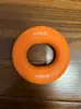 Entrenador de fuerza de agarre de silicona con textura de neumático, anillo de agarre de doble resistencia, anillo de agarre de alta elasticidad para aliviar el estrés, anillo de entrenamiento de fuerza para mano y muñeca