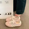 Zapatos de Entrenamiento Alemanes Transpirables de Malla Retro para Mujer, Nuevo Estilo Verano 2026, Zapatos Ligeros de Suela Suave Plana, Zapatos Casuales Deportivos