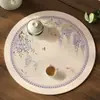 Posavasos, Esterillas Aislantes del Calor, Manteles Individuales para Mesa de Comedor, Resistentes al Aceite, Impermeables, Antiescaldamiento, Posavasos de Alta Gama, Antideslizantes, Manteles de Cuero Lavables, Manteles Redondos para Comedor