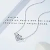 Collar Original Corazón Eterno para Mujer Plata de Ley S925 Colgante de Corazón Palpitante Moda Lujo Accesible Cadena para Clavícula de Gama Alta