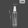 Botella pulverizadora pequeña de 30 ml, 50 ml y 100 ml, de plástico transparente, para perfumes y alcohol, para mascotas.
