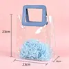 Bolsas de Mano Transparentes de PVC en Stock con un Toque de Lujo para el Festival del Medio Otoño, Día Nacional, Bolsas de Regalo de Cumpleaños y Bolsas de Mano de Plástico para Bodas